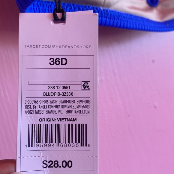 NWT blue bikini top - Picture 6 of 6